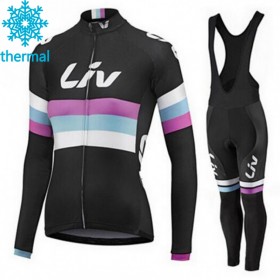 Tenue Maillot M/L + Collant à Bretelles 2015 CCC Liv Femme Hiver Thermal Fleece N001